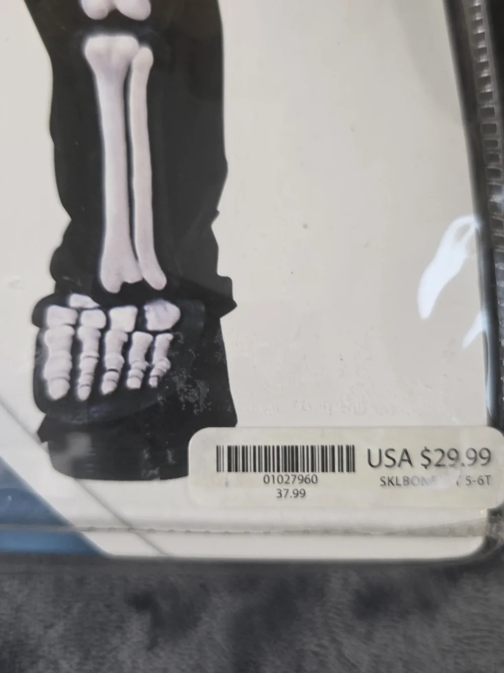 Spirit Skele-Bones Toddler Skeleton Costume - Black & White - Picture 4 of 11